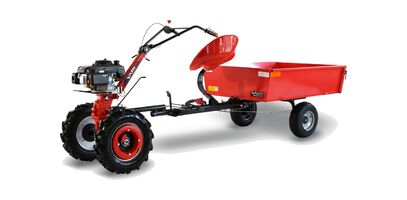 Minitraktor VARI IV GLOBAL, motoplokk DSK-317 + järelkäru ANV-380 (mootor VARI)