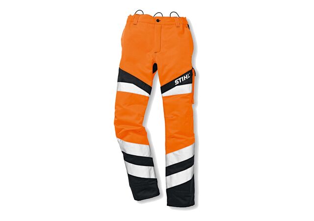 Võsalõikaja püksid FS Protect471 teetöölistele (oranž reflektor) 56