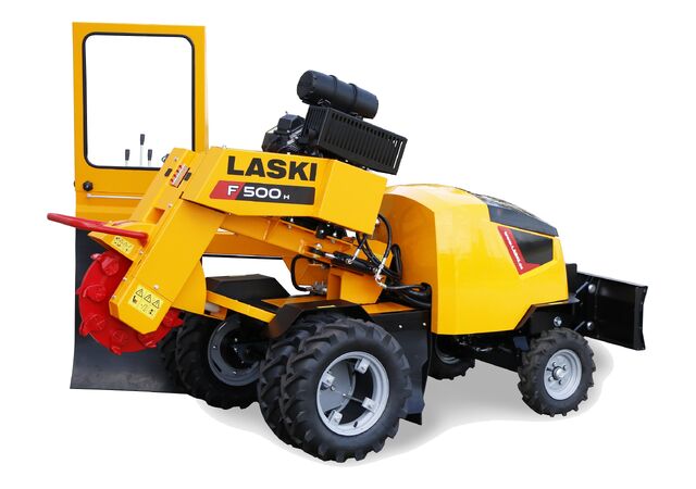Kännufrees LASKI F 500H/27 (mootor Kohler CH 742) buldoosriga